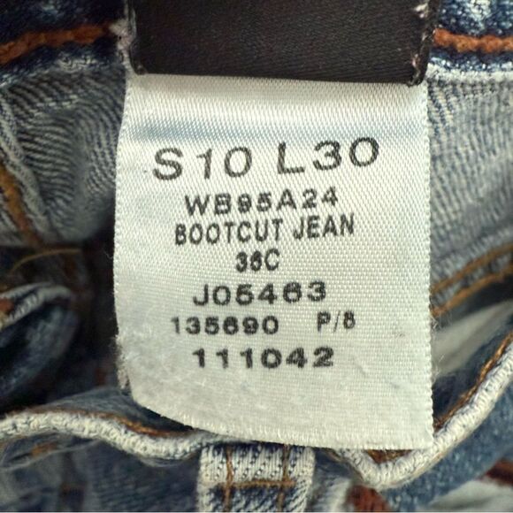 Calvin Klein Bootcut Light Blue Denim Jeans Size 10 - Picture 6 of 7